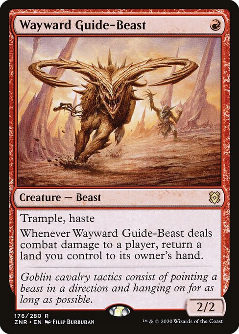 Wayward Guide-Beast - Zendikar Rising Magic card