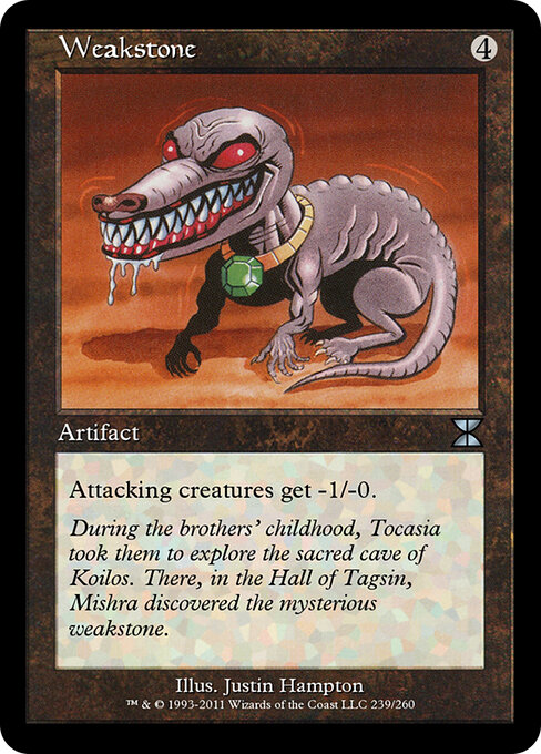 Weakstone - Masters Edition IV Magic card