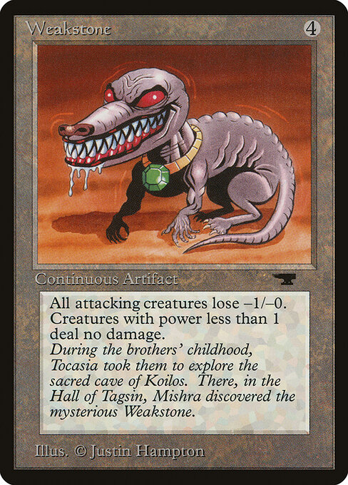 Weakstone - Masters Edition IV (#239) - Illustrated by Justin Hampton - Magic: The Gathering Card