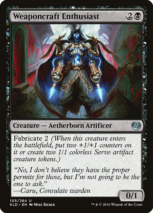 Weaponcraft Enthusiast - Kaladesh Magic card