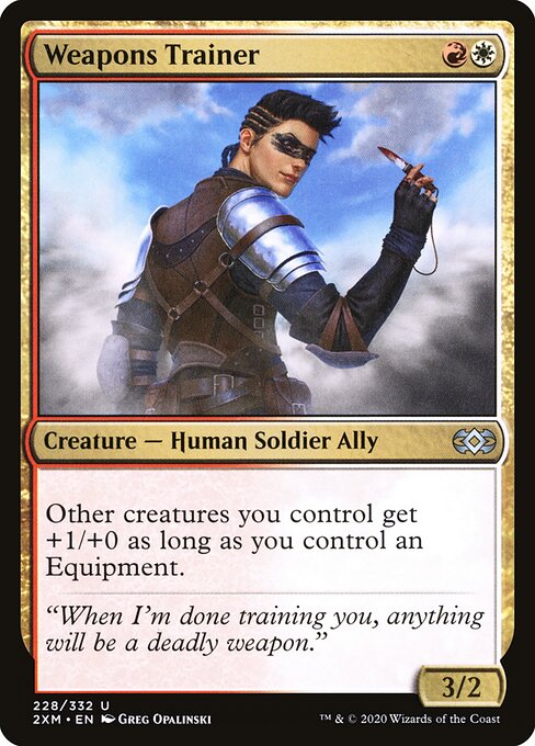 Weapons Trainer - Double Masters Magic card
