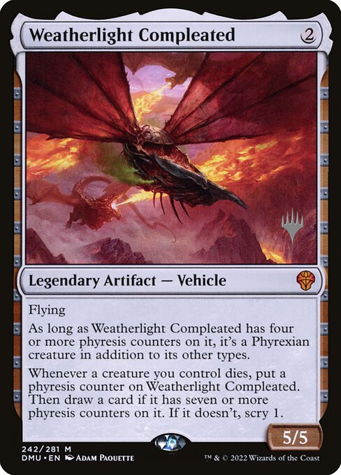 Bons Ventos Completado (Weatherlight Compleated) - Dominaria United (#242) - Illustrated by Adam Paquette - Magic: The Gathering Card
