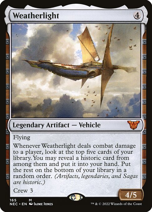 Weatherlight - Neon Dynasty Commander Magic card