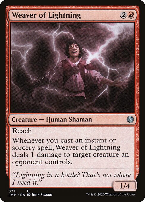 Weaver of Lightning - Jumpstart Magic card