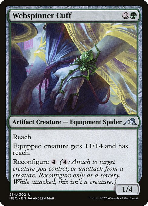 Webspinner Cuff - Kamigawa: Neon Dynasty Magic card