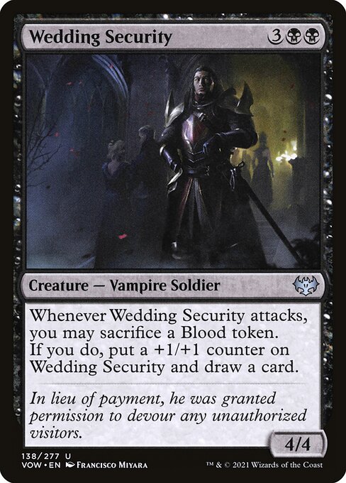 Wedding Security - Innistrad: Crimson Vow Magic card