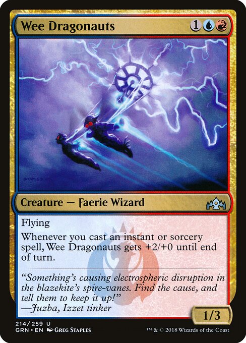 Wee Dragonauts - Guilds of Ravnica Magic card