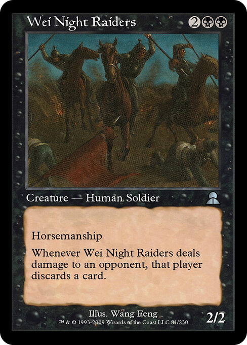 Wei Night Raiders - Masters Edition III Magic card
