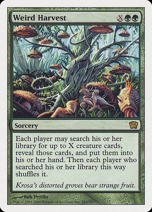 Weird Harvest - Ninth Edition Magic card