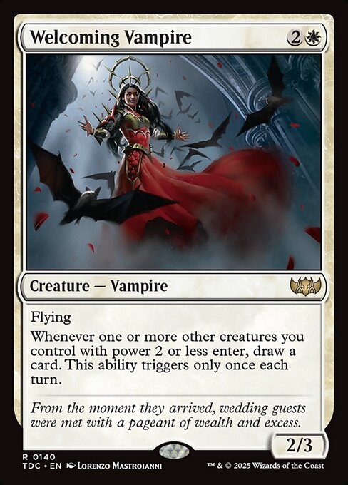 Welcoming Vampire - Tarkir: Dragonstorm Commander Magic card