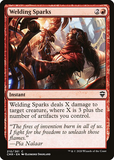 Welding Sparks - Commander Legends Magic card
