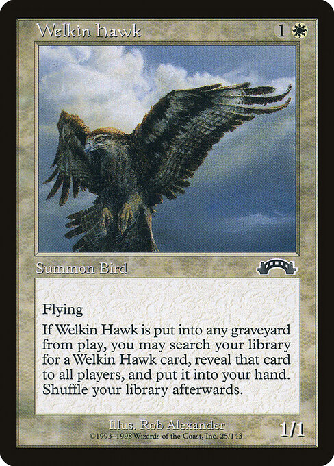 Welkin Hawk - Exodus Magic card