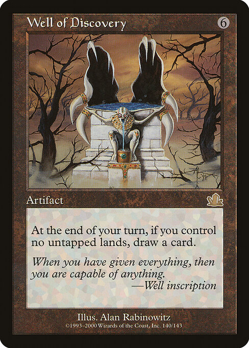 Well of Discovery - Prophecy Magic card