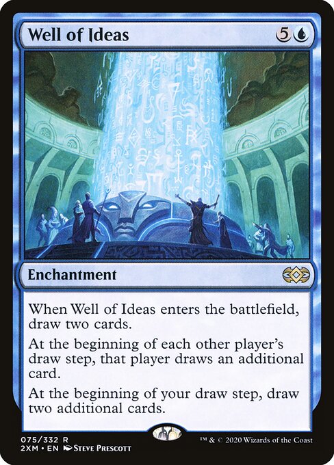 Well of Ideas - Double Masters Magic card