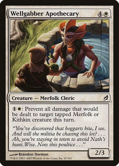 Wellgabber Apothecary - Lorwyn (#47) - Illustrated by Brandon Dorman - Magic: The Gathering Card