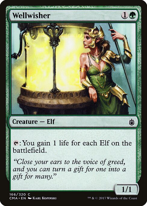 Wellwisher - Commander Anthology Magic card