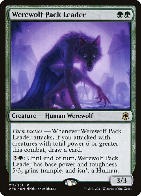 Werewolf Pack Leader - Adventures in the Forgotten Realms Magic card