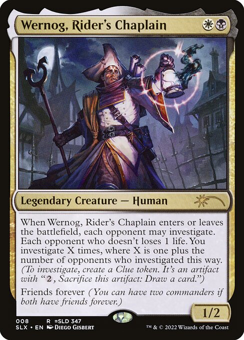 Wernog, Rider's Chaplain - Universes Within Magic card