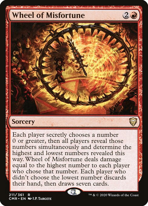Wheel of Misfortune - Commander Legends (#211) - Illustrated by J.P. Targete - Magic: The Gathering Card