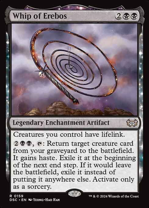 Whip of Erebos - Duskmourn: House of Horror Commander (#159) - Illustrated by Yeong-Hao Han - Magic: The Gathering Card