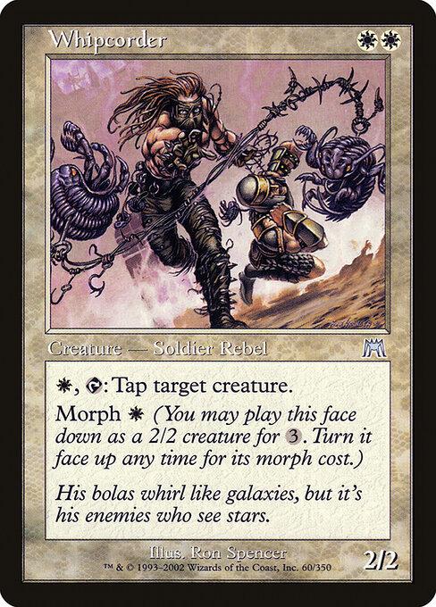 Whipcorder - Onslaught (#60) - Illustrated by Ron Spencer - Magic: The Gathering Card