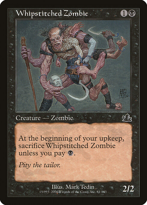 Whipstitched Zombie - Prophecy Magic card