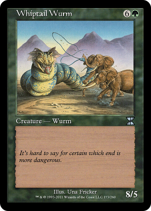 Whiptail Wurm - Masters Edition IV Magic card