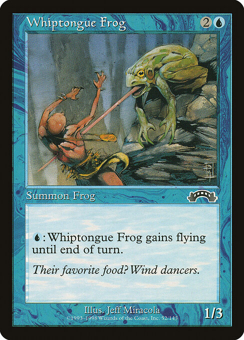 Whiptongue Frog - Exodus Magic card