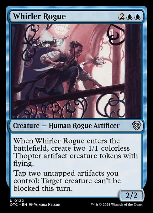 Whirler Rogue - Outlaws of Thunder Junction Commander Magic card