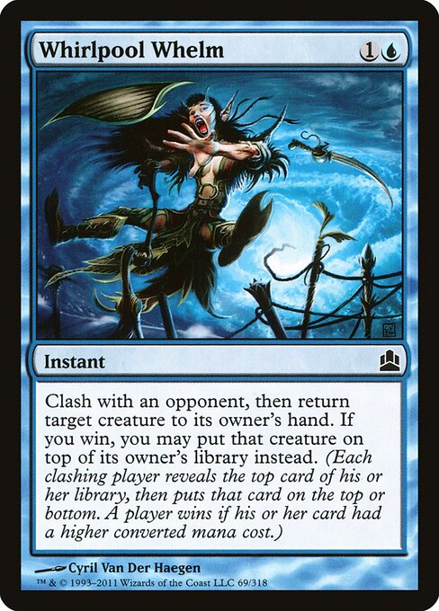Whirlpool Whelm - Commander 2011 (#69) - Illustrated by Cyril Van Der Haegen - Magic: The Gathering Card