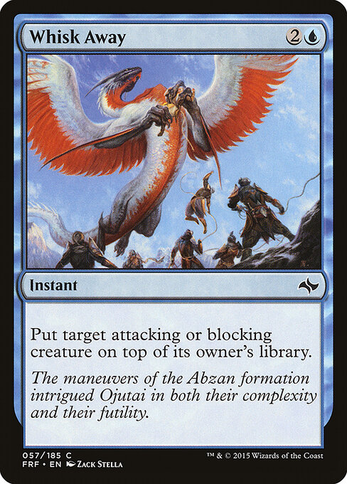 Whisk Away - Fate Reforged Magic card