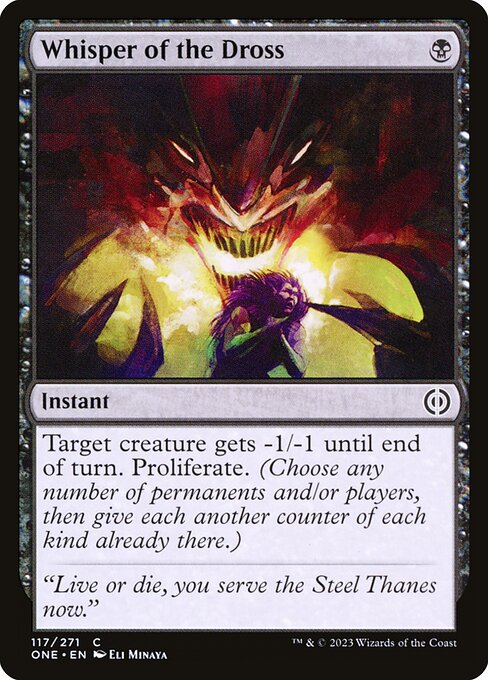 Whisper of the Dross - Phyrexia: All Will Be One Magic card