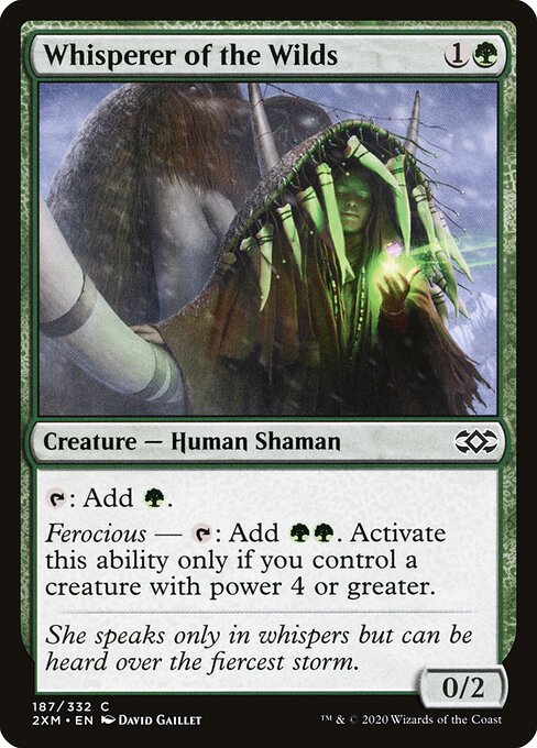 Whisperer of the Wilds - Double Masters Magic card