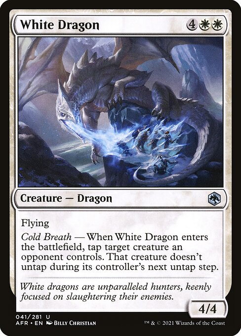 White Dragon - Adventures in the Forgotten Realms Magic card