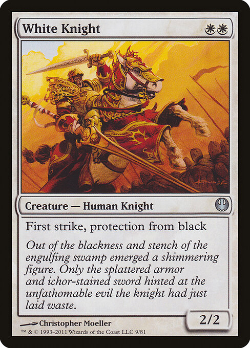 White Knight - Duel Decks: Knights vs. Dragons Magic card