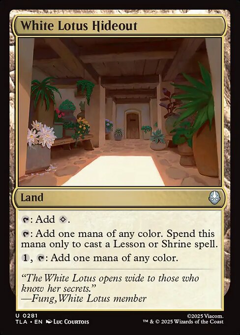White Lotus Hideout - Avatar: The Last Airbender Magic card