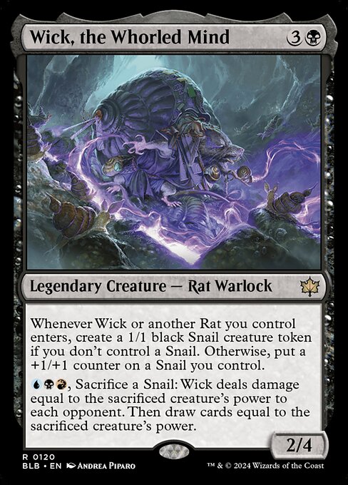 Wick, the Whorled Mind - Bloomburrow Magic card