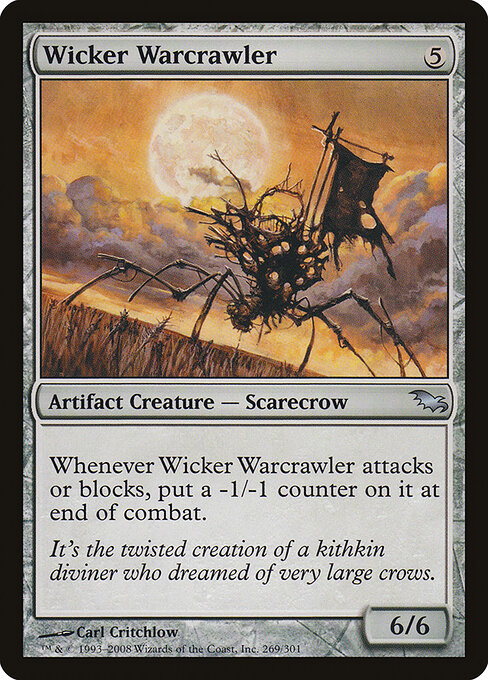 Wicker Warcrawler - Shadowmoor Magic card