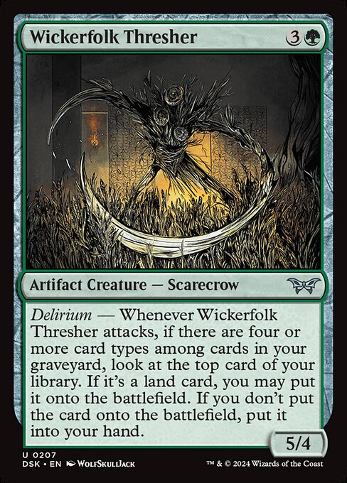 Wickerfolk Thresher - Duskmourn: House of Horror Magic card