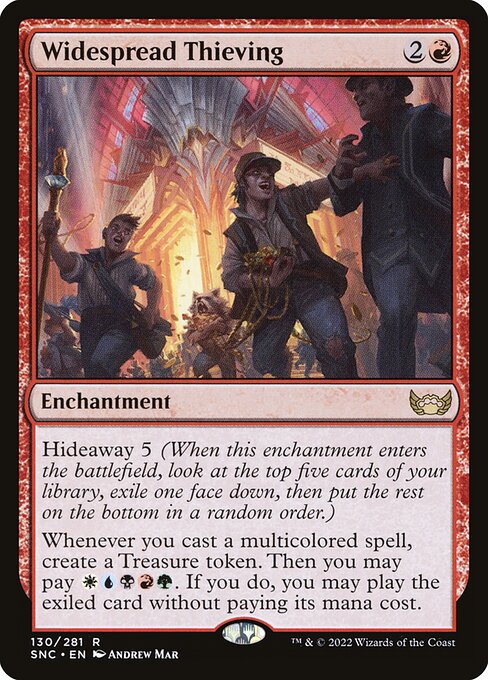 Widespread Thieving - Streets of New Capenna Magic card