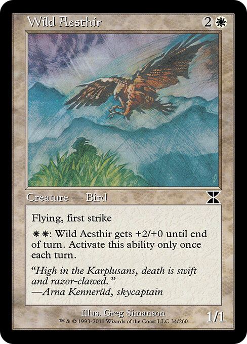 Wild Aesthir - Masters Edition IV Magic card