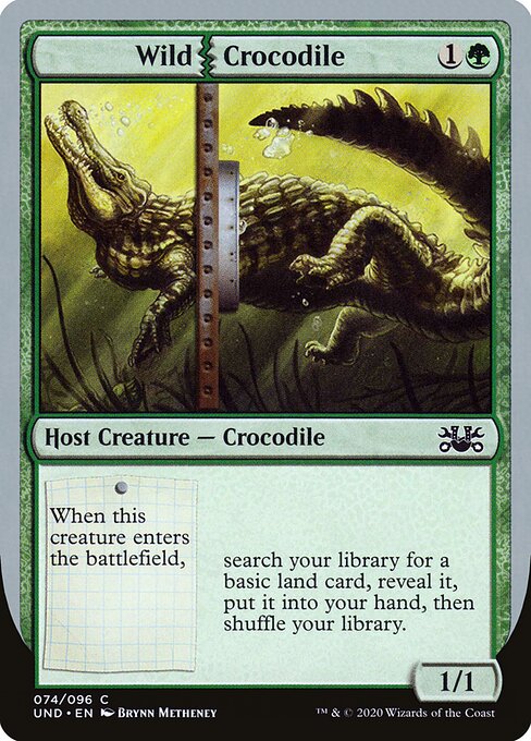 Wild Crocodile - Unsanctioned Magic card