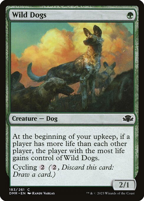 Wild Dogs - Dominaria Remastered Magic card