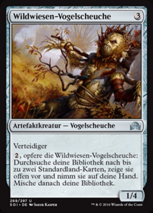 Wild-Field Scarecrow - Shadows over Innistrad Remastered (#263) - Illustrated by Jakub Kasper - Magic: The Gathering Card