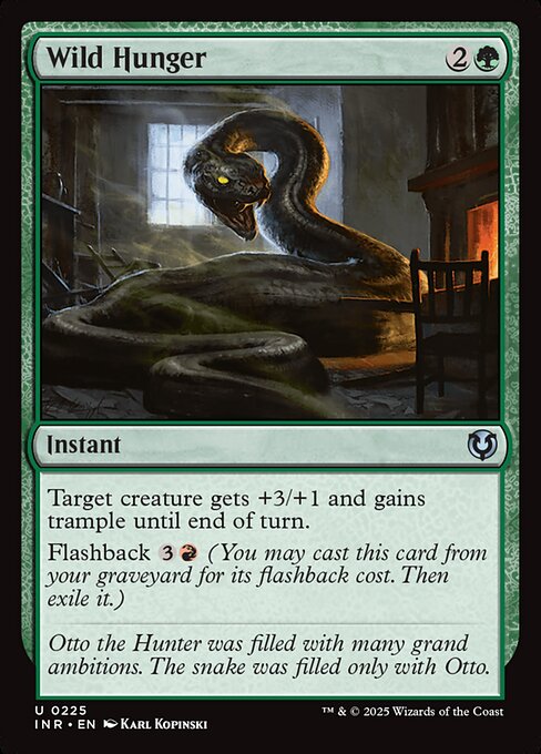 Wild Hunger - Innistrad Remastered Magic card