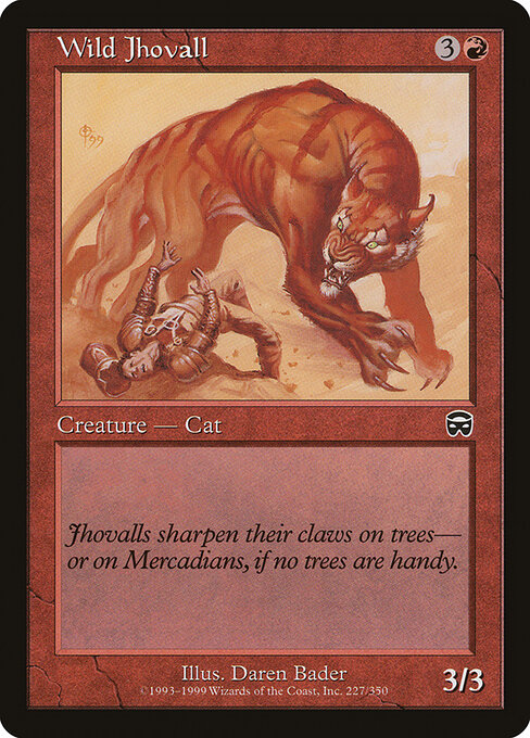 Wild Jhovall - Mercadian Masques Magic card