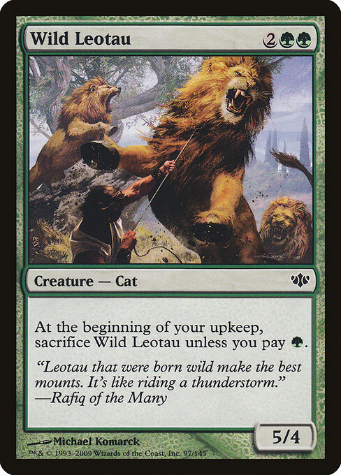 Wild Leotau - Conflux Magic card