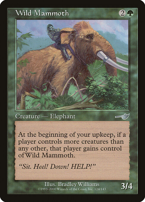 Wild Mammoth - Nemesis Magic card