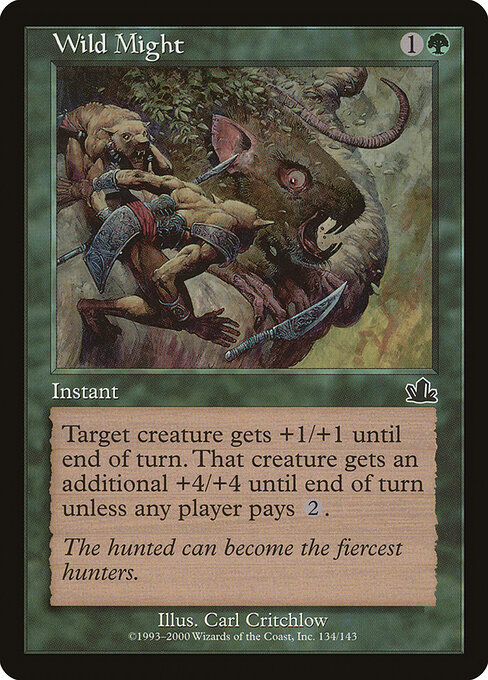 Wild Might - Prophecy Magic card