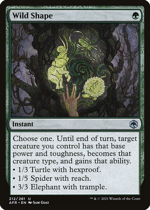 Wild Shape - Adventures in the Forgotten Realms Magic card
